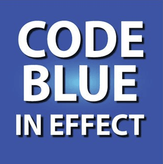 Sign of Code Blue