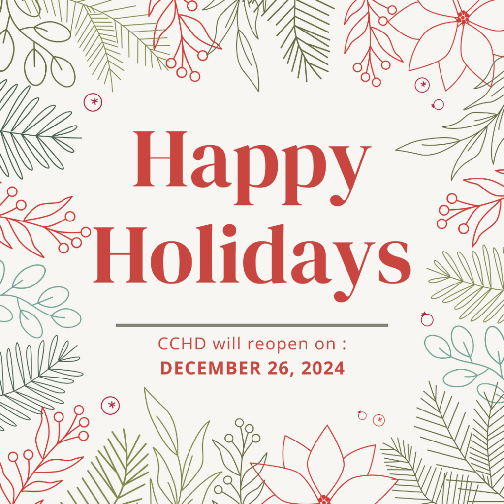 The Cecil County Health Department Will Be Closed On December Th And