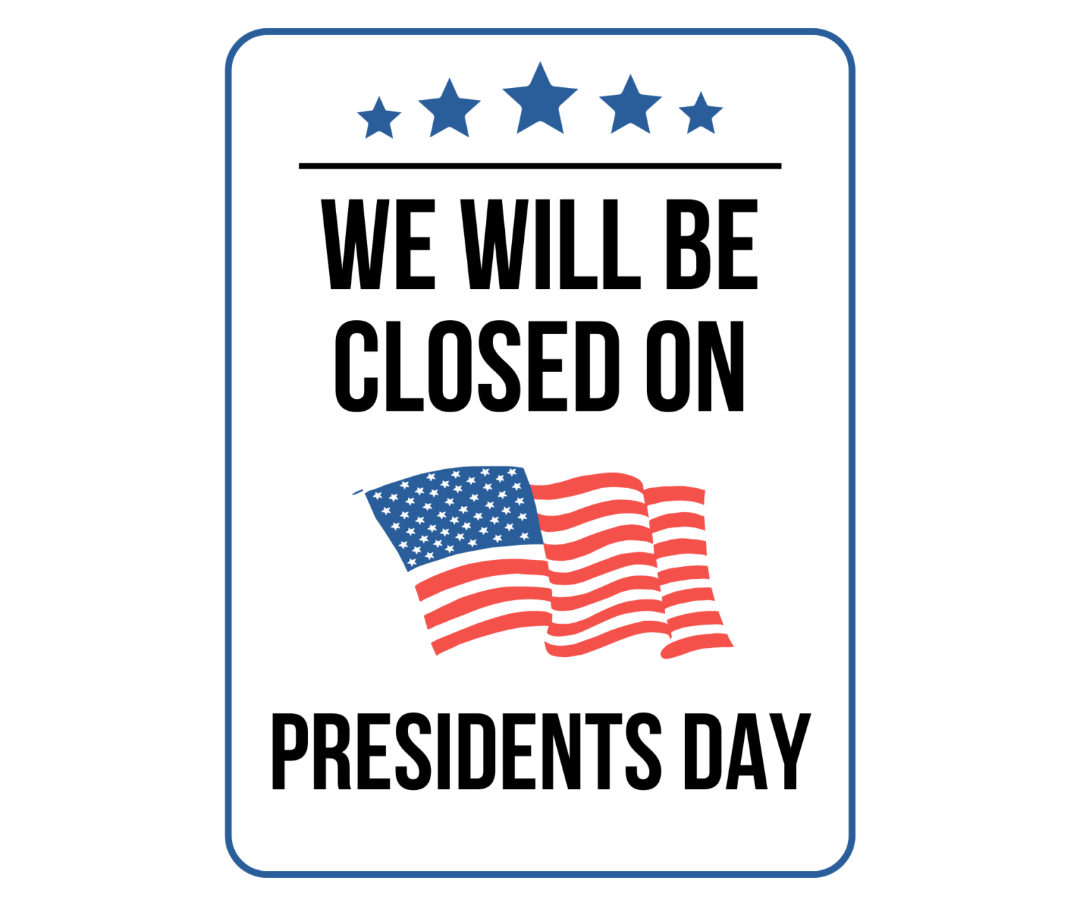 Closed for President's Day Cecil County Health Department